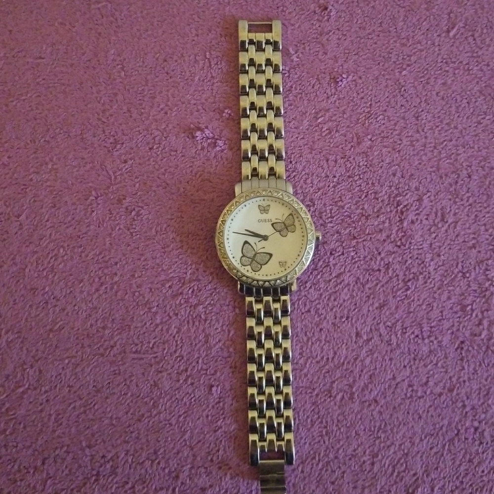 Women's guess butterfly watch